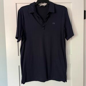 Travis Mathew Men's Navy Blue Polo, medium, excellent used condition